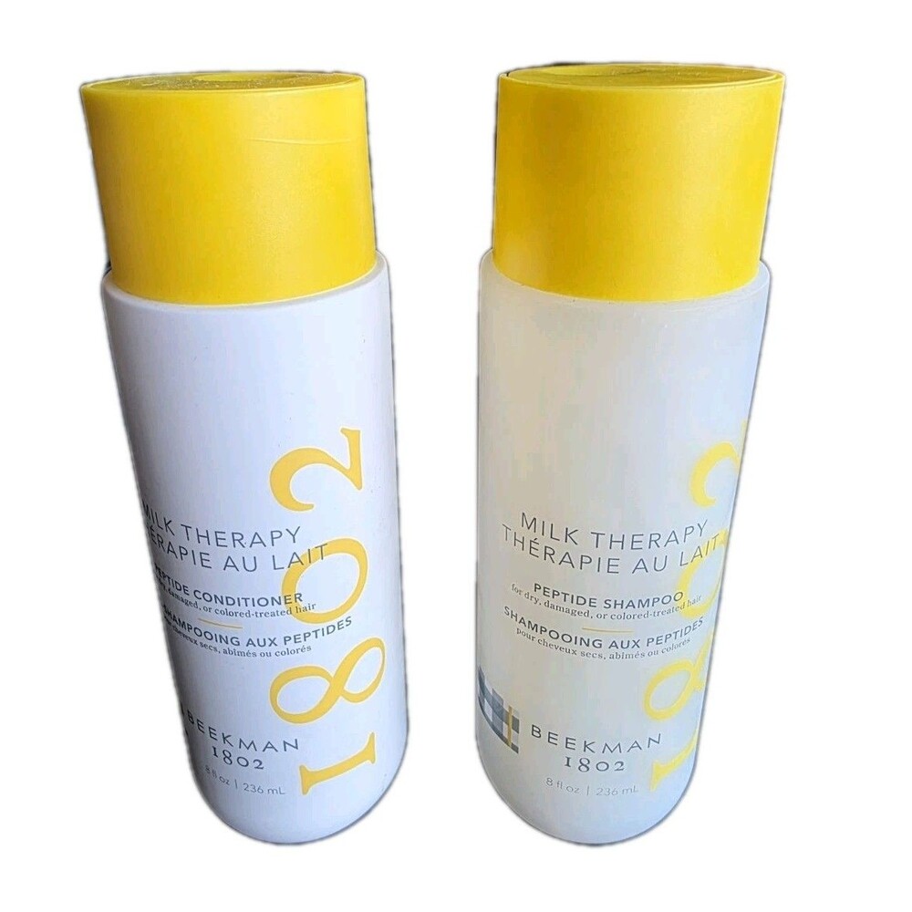 Beekman 1802 Milk Therapy Au Lait Peptide Shampoo & Conditioner Set 8 Oz